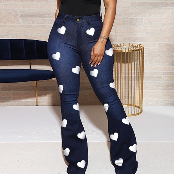 Denim Flare Jeans - Picture 1 of 4